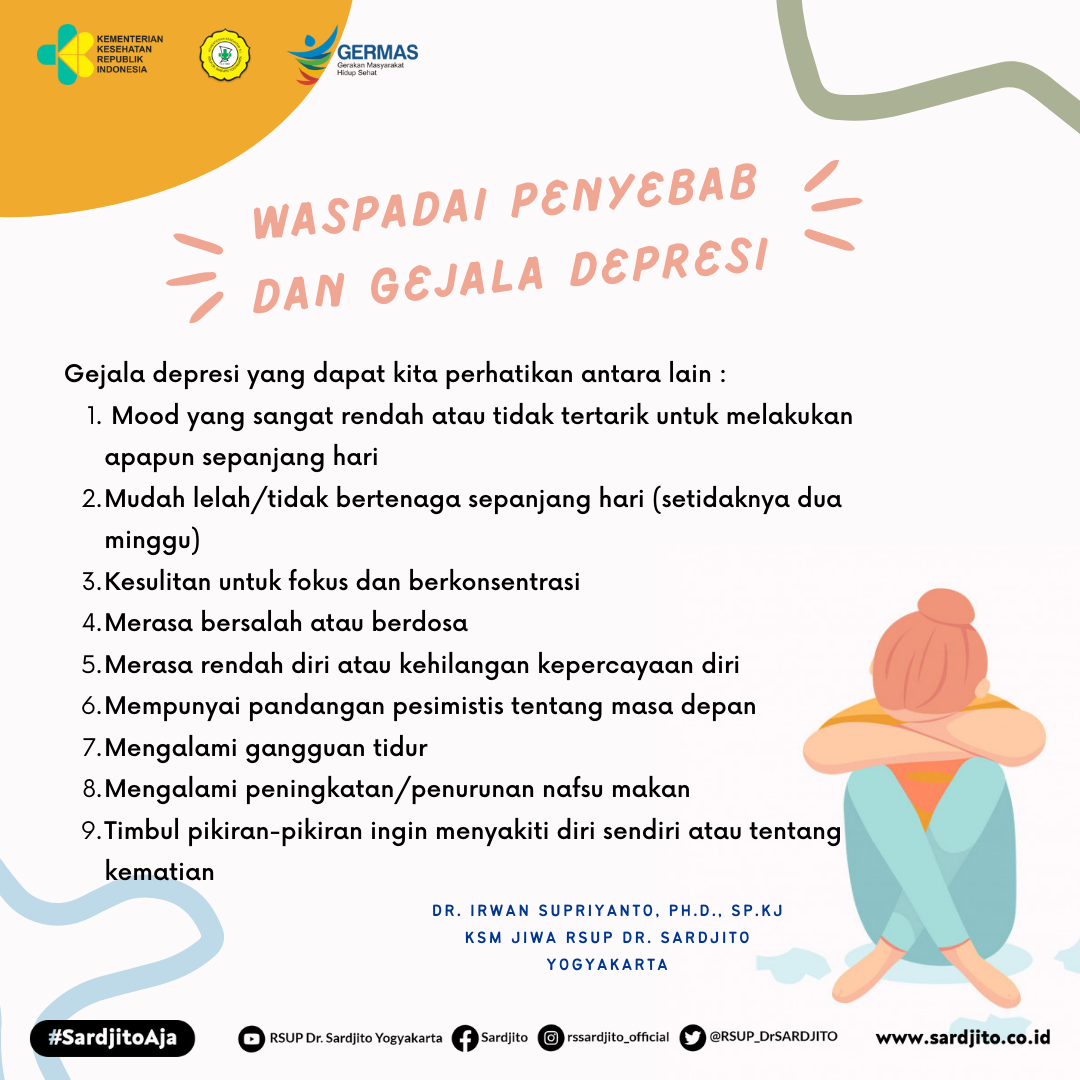 Waspadai Penyebab dan Gejala Depresi