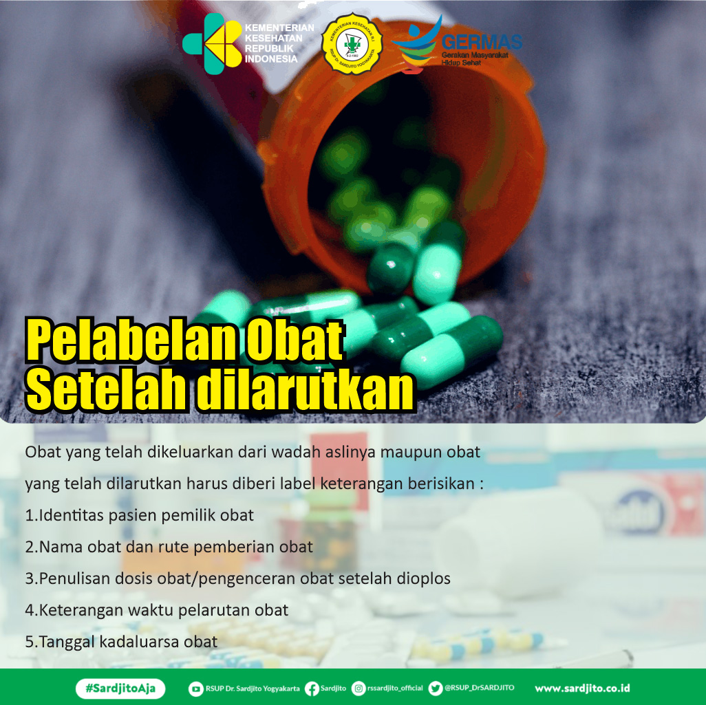 Pelabelan Obat Setelah Dilarutkan