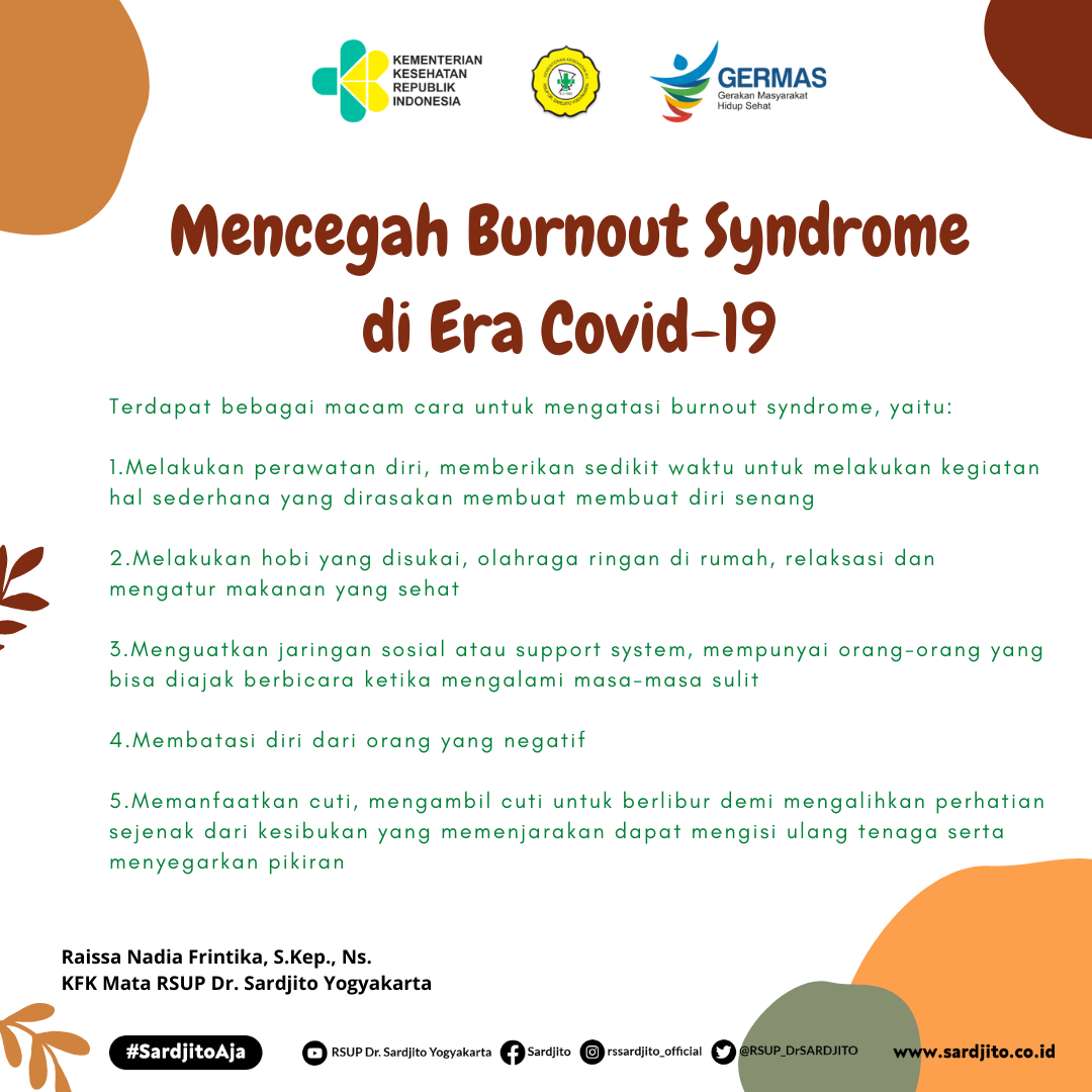 Mencegah Burnout Syndrome di Era Covid-19
