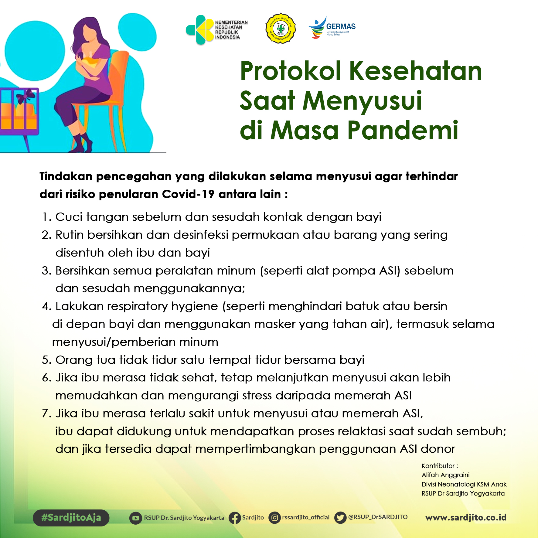 Protokol Kesehatan Saat Menyusui di Masa Pandemi
