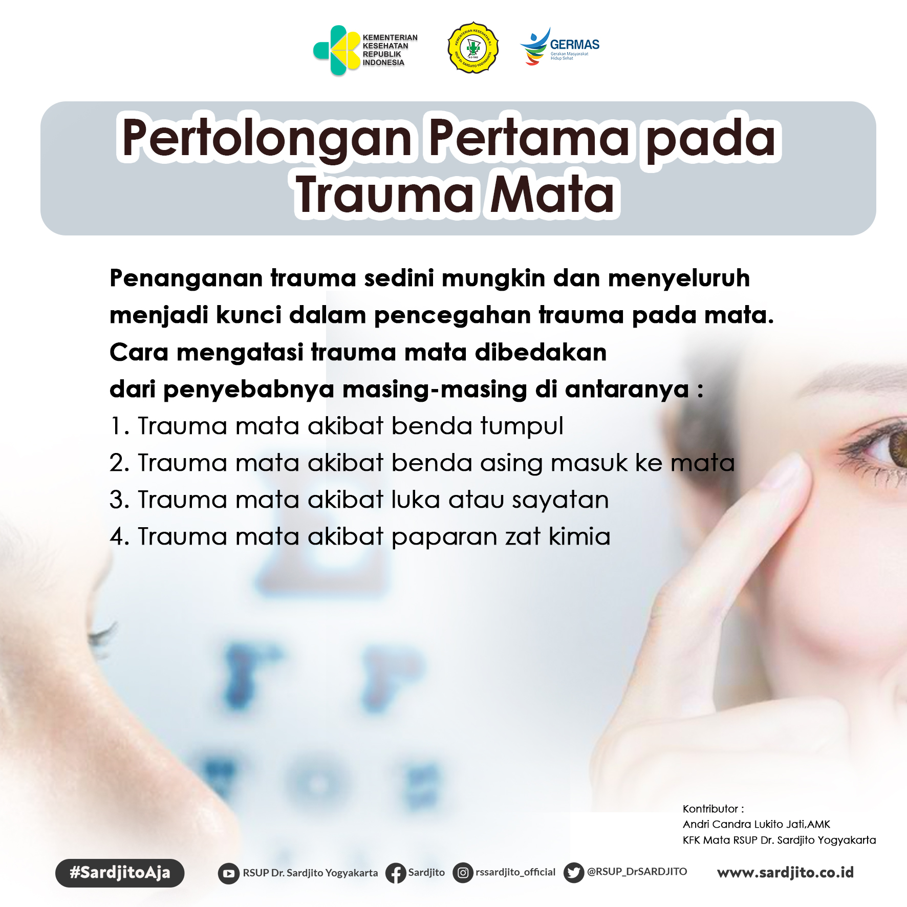Pertolongan Pertama pada Trauma Mata