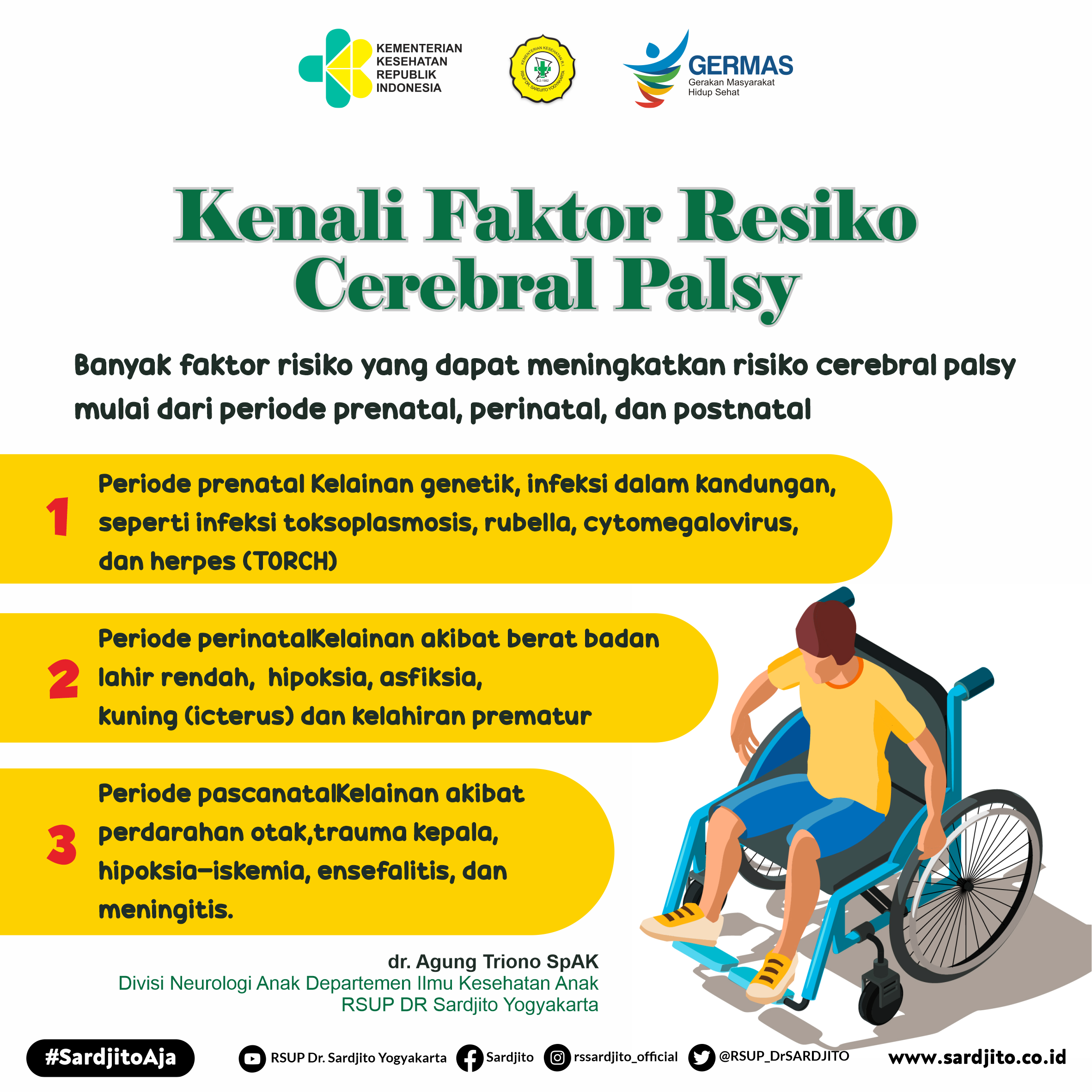 Kenali Faktor Resiko Cerebral Palsy