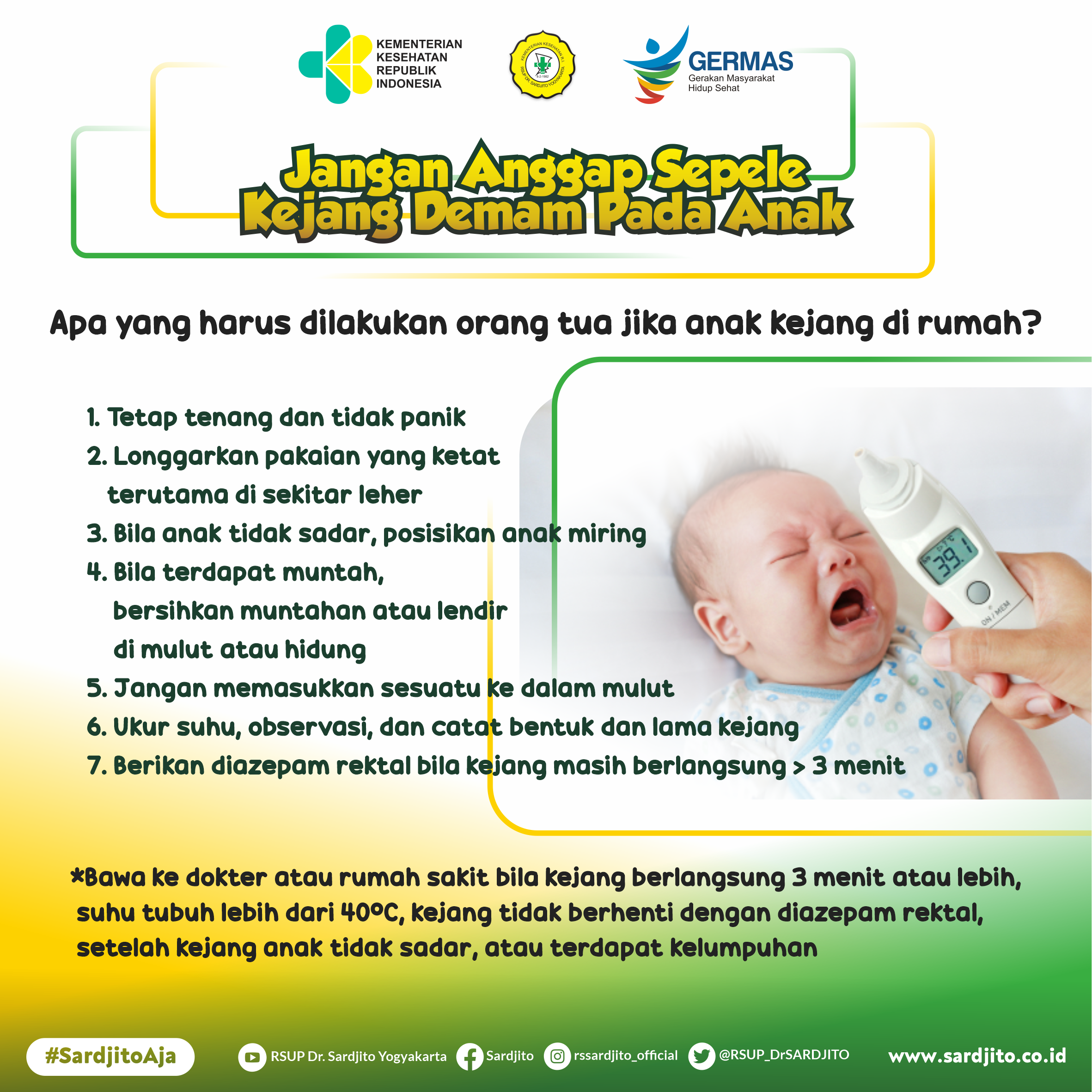 Jangan Anggap Sepele Kejang Demam Pada Anak