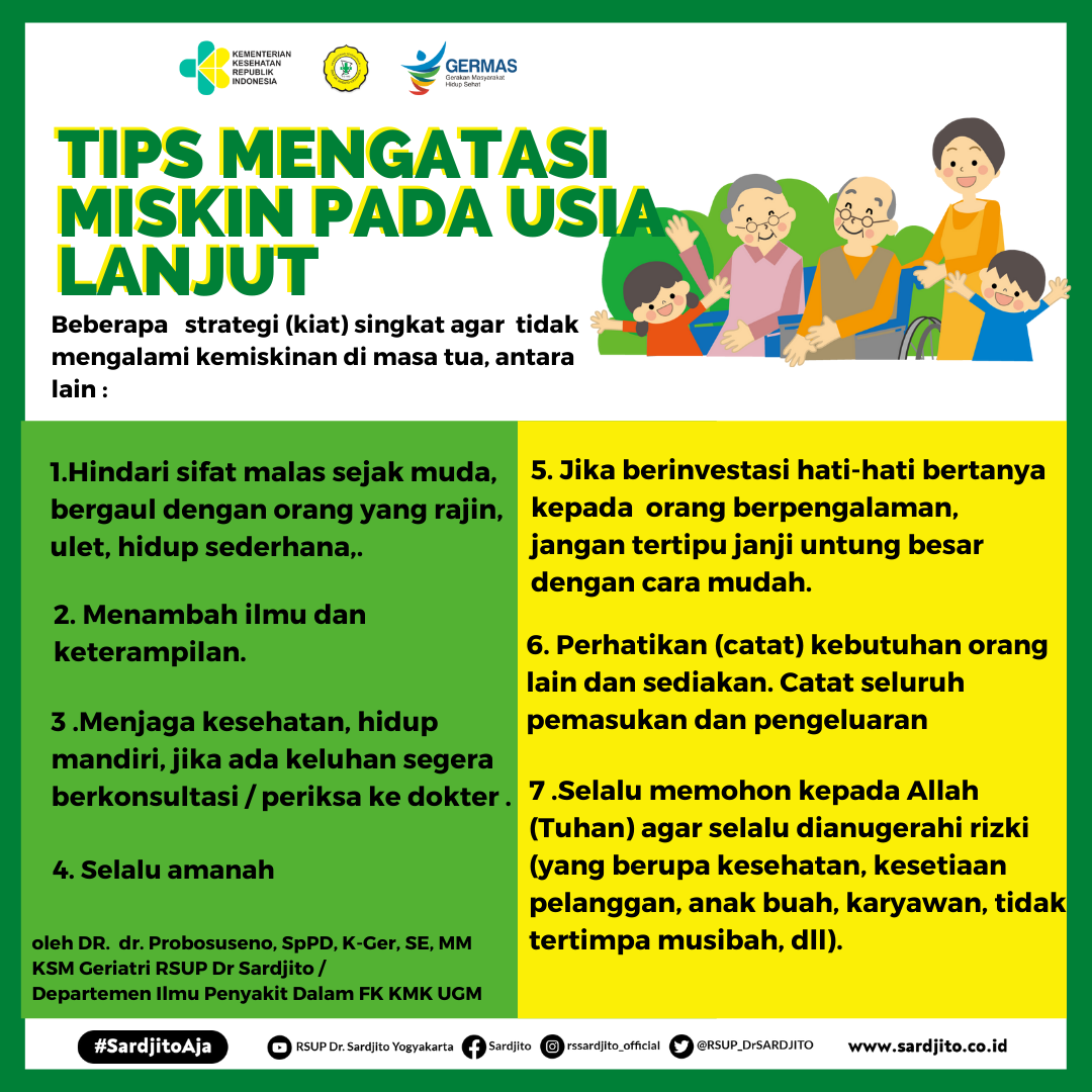 Tips Mengatasi Miskin Pada Usia Lanjut