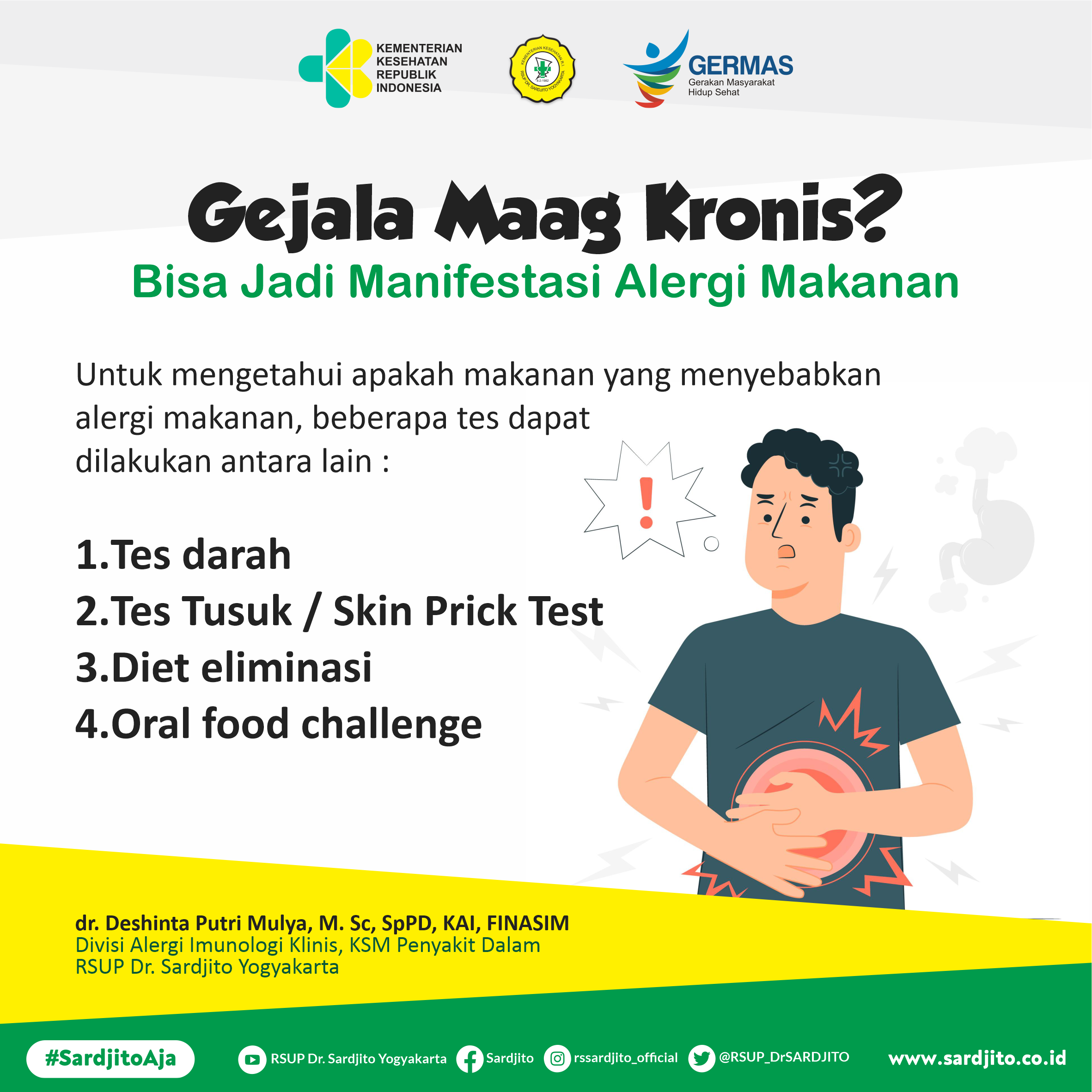 Gejala Maag Kronis? Bisa Jadi Manifestasi Alergi Makanan
