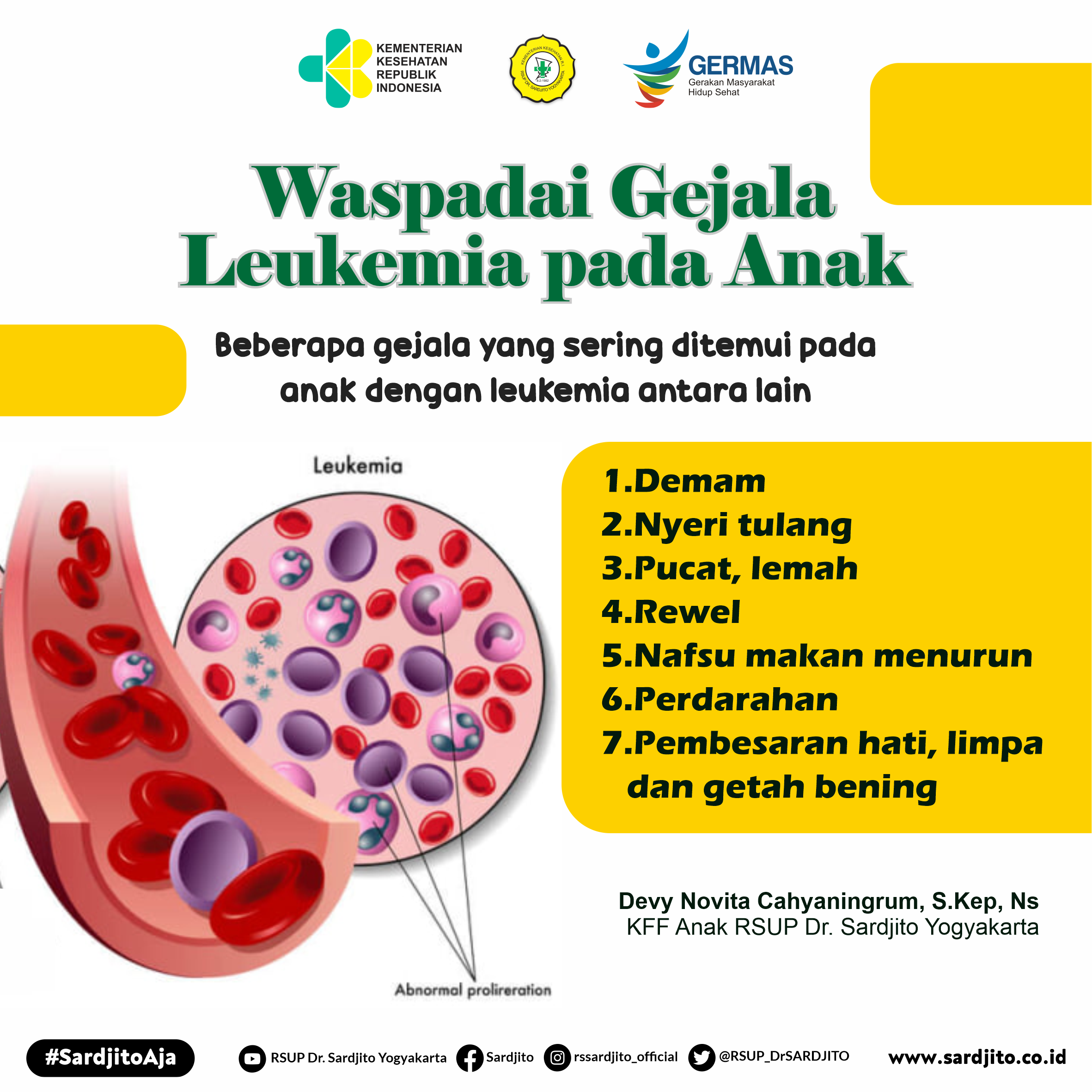 Waspadai Gejala Leukemia pada Anak