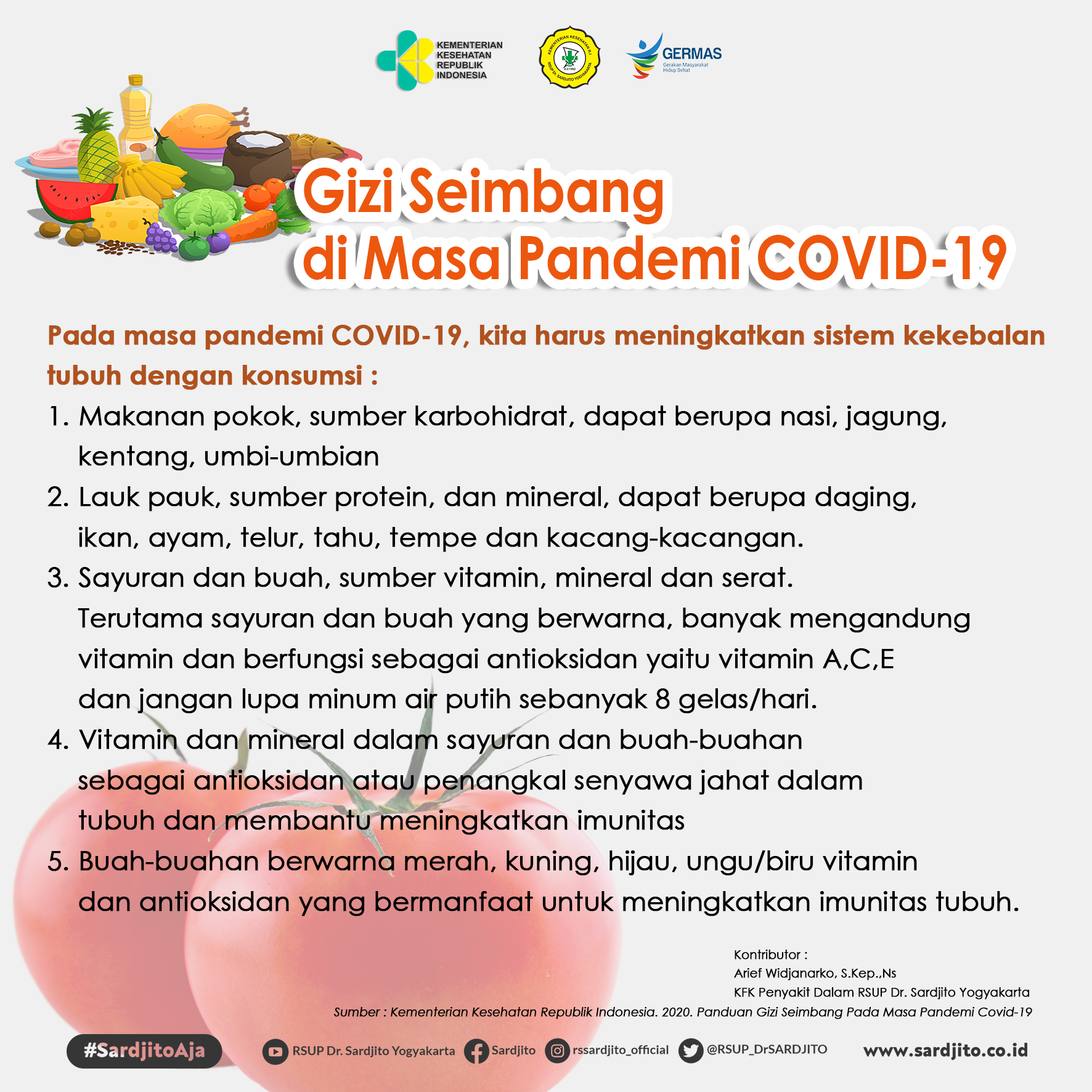 Gizi Seimbang di Masa Pandemi Covid-19