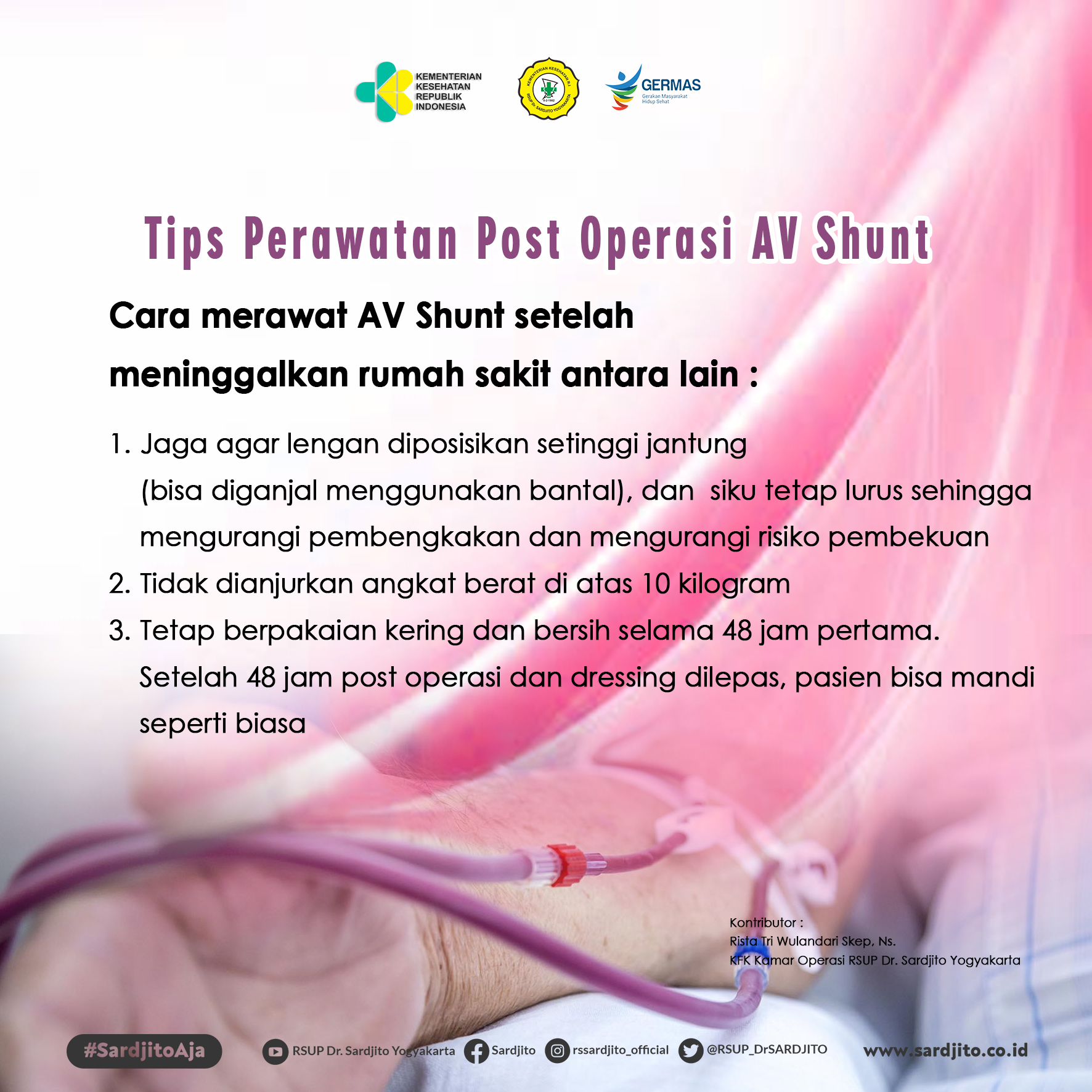 Tips Perawatan Post Operasi AV Shunt