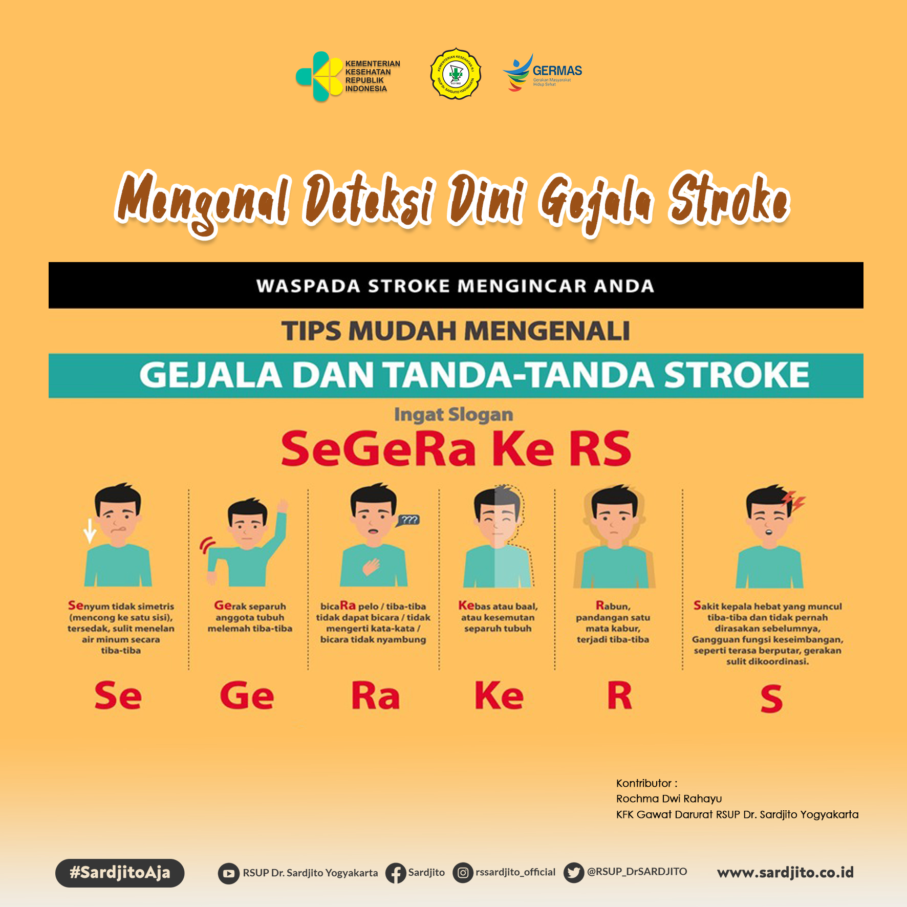 Mengenal Deteksi Dini Gejala Stroke