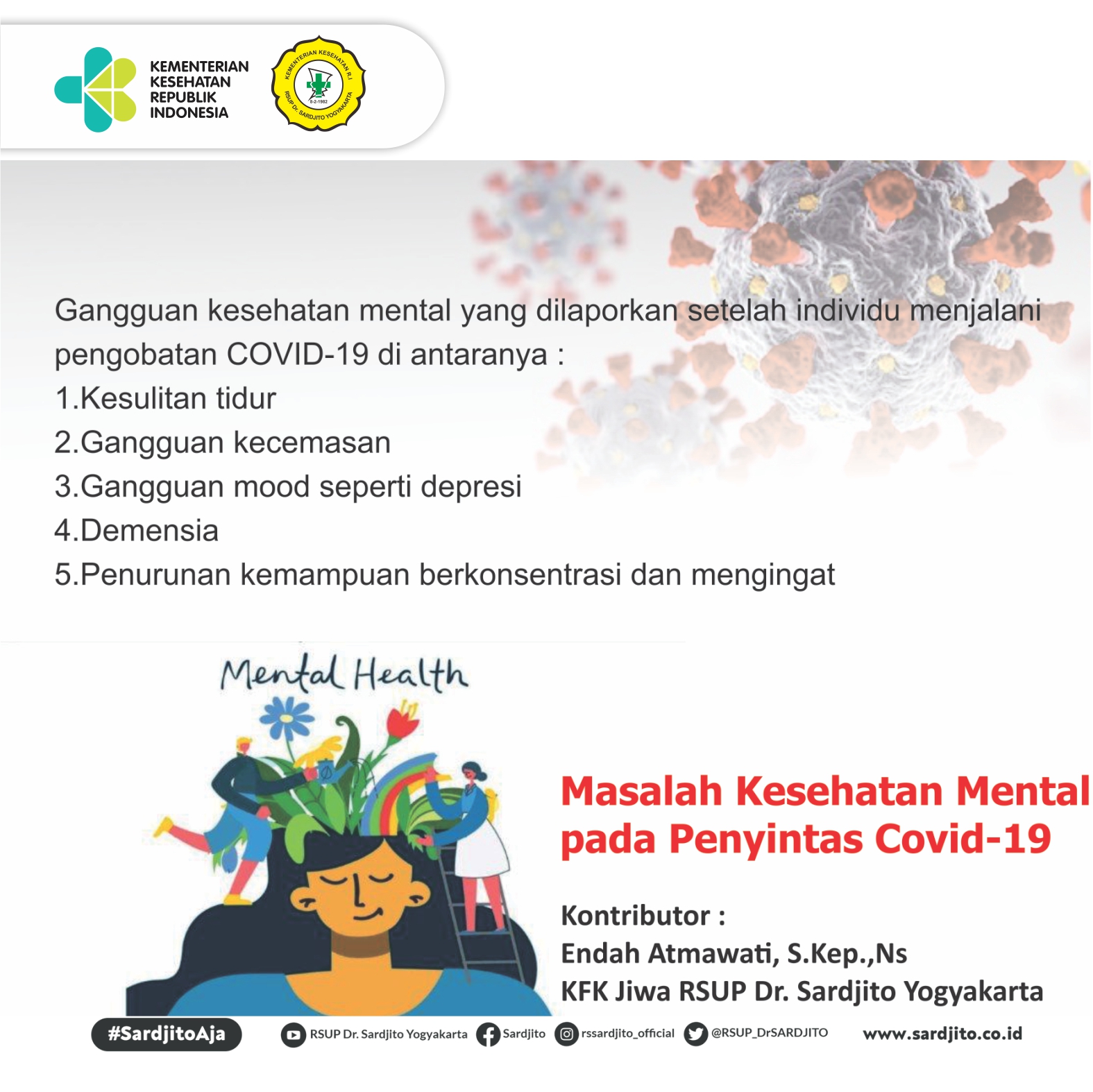 Masalah Kesehatan Mental pada Penyintas Covid-19