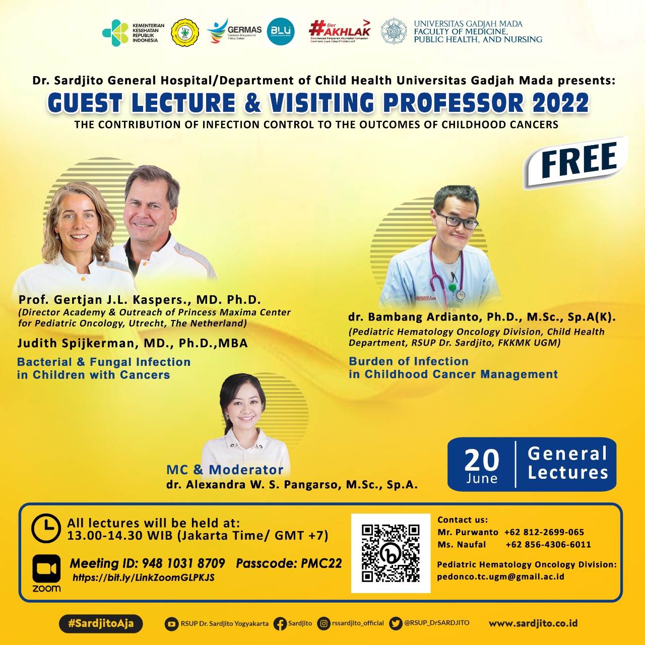 RSUP Dr. Sardjito Yogyakarta Gelar Guest Lecture & Visiting Professor 2022