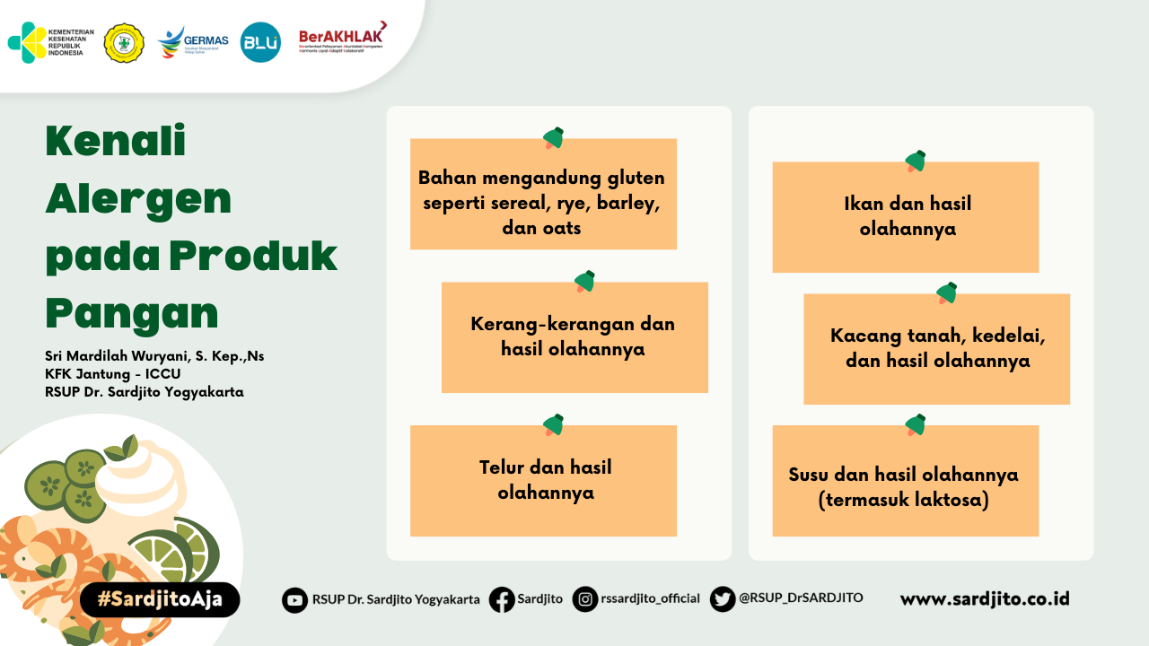 Kenali Alergen pada Produk Pangan