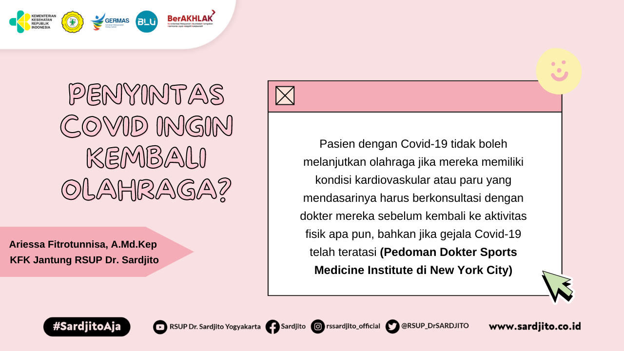 Bagaimana Penyintas Covid Jika Kembali Olahraga?
