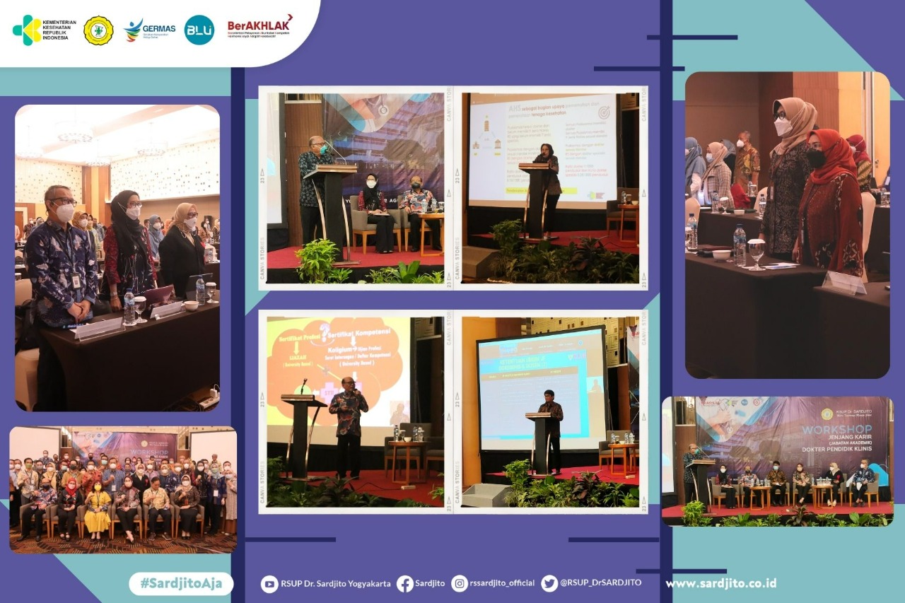 Gelar Workshop Jenjang Karir (Jabatan Akademik) Dokter Pendidik Klinis, RSUP Dr. Sardjito Yogyakarta Fasilitasi FGD Dokdiknis di Indonesia