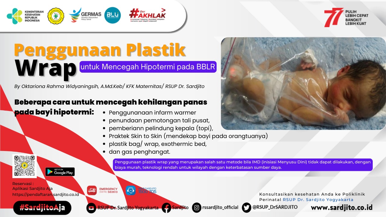 Penggunaan Plastik Wrap untuk Mencegah Hipotermi pada BBLR