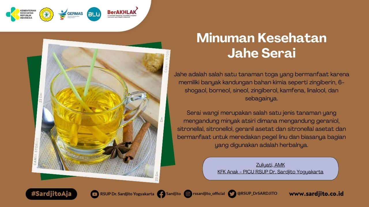 Minuman Kesehatan Jahe Serai