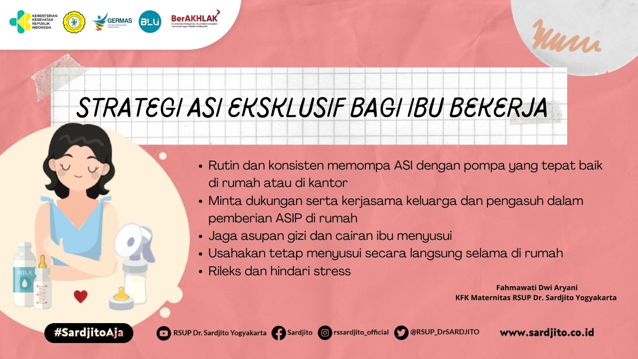 Strategi ASI Eksklusif Bagi Ibu Bekerja