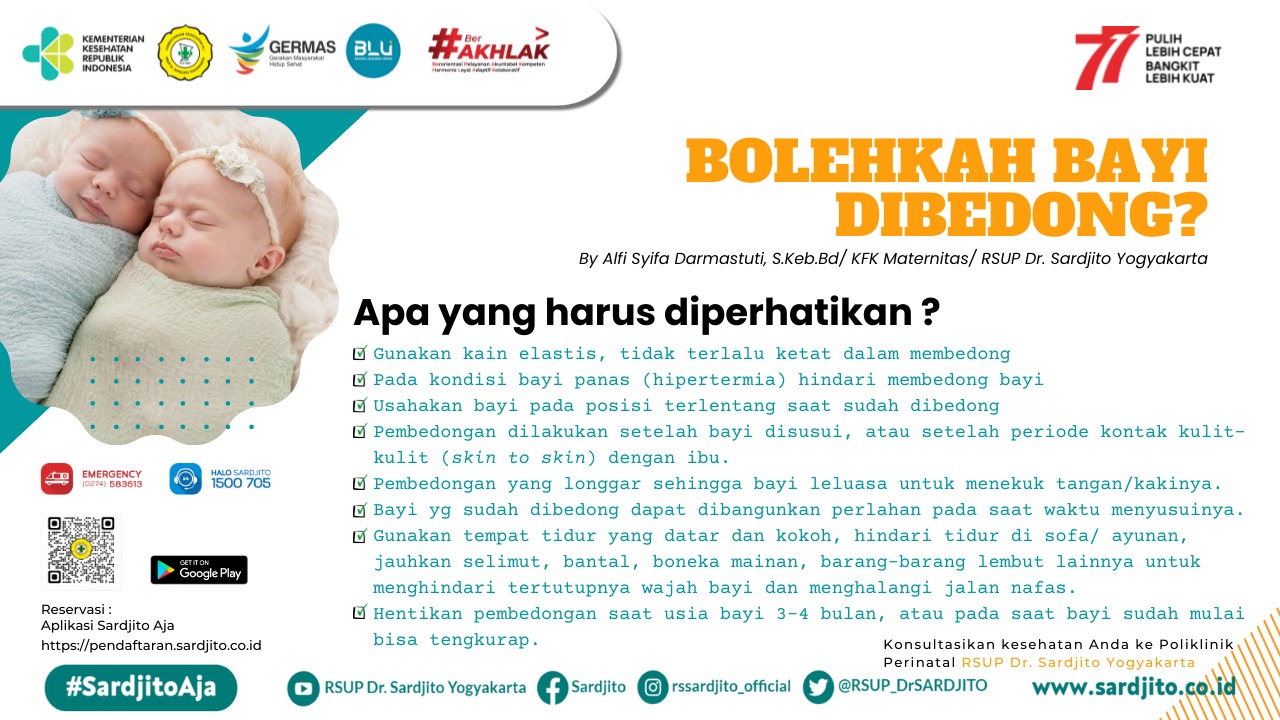 Bolehkah Bayi dibedong?