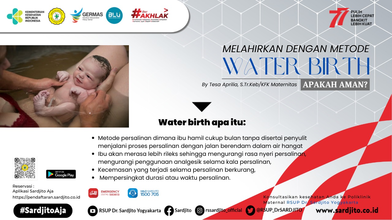Melahirkan dengan Metode Water Birth, Apakah Aman?