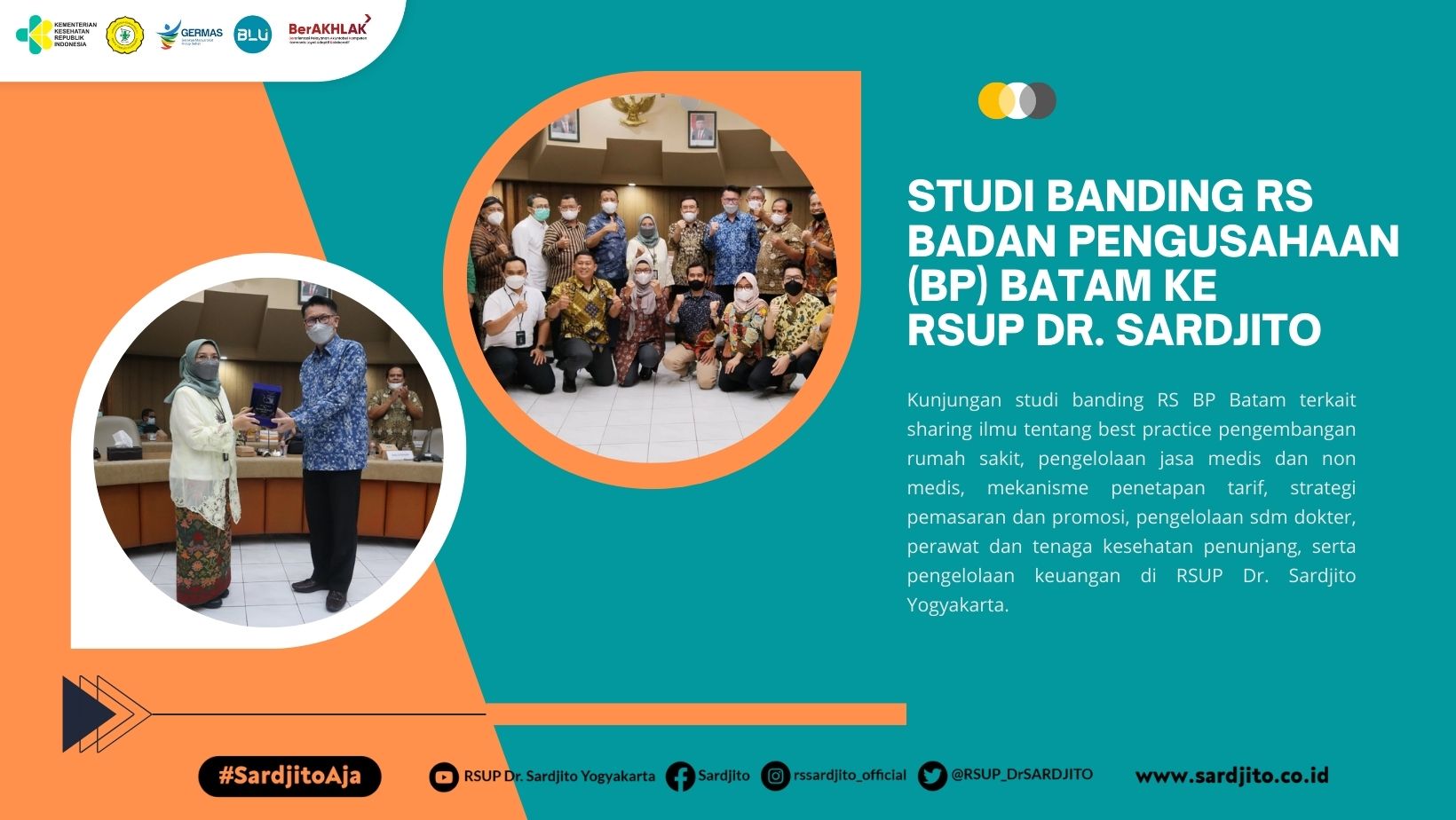 Studi Banding RS Badan Pengusahaan (BP) Batam ke RSUP Dr. Sardjito Yogyakarta