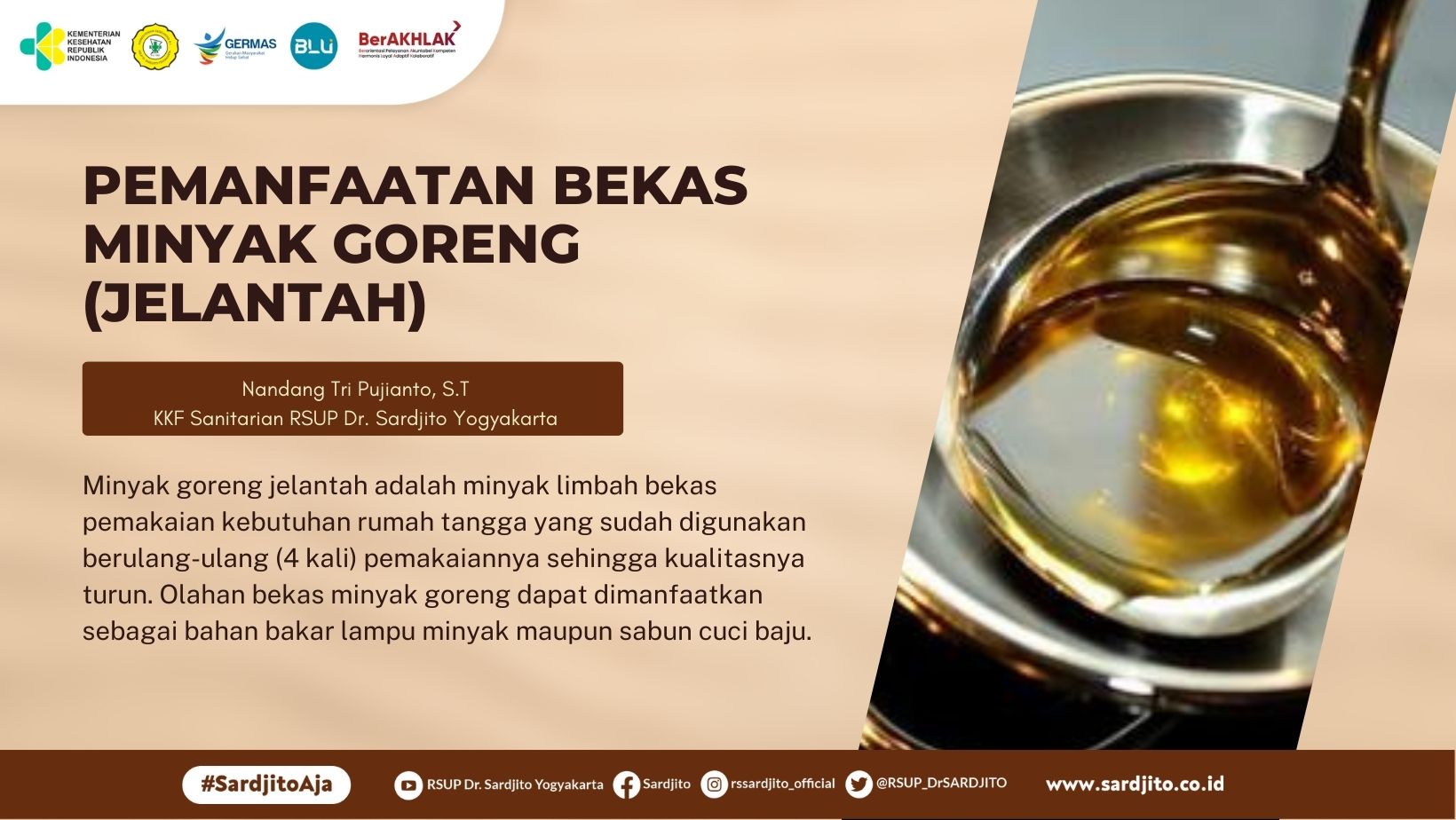 Pemanfaatan Bekas Minyak Goreng (Jelantah)