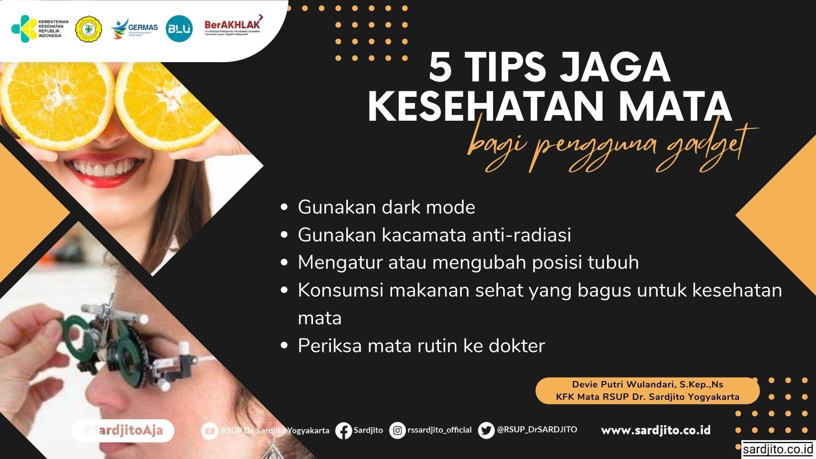 5 Tips Menjaga Kesehatan Mata Bagi Para Pengguna Gadget