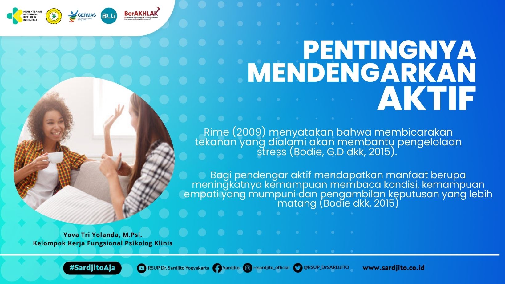 Mendengarkan Aktif : Momen Mengambangkan Diri dan Menolong Orang Lain