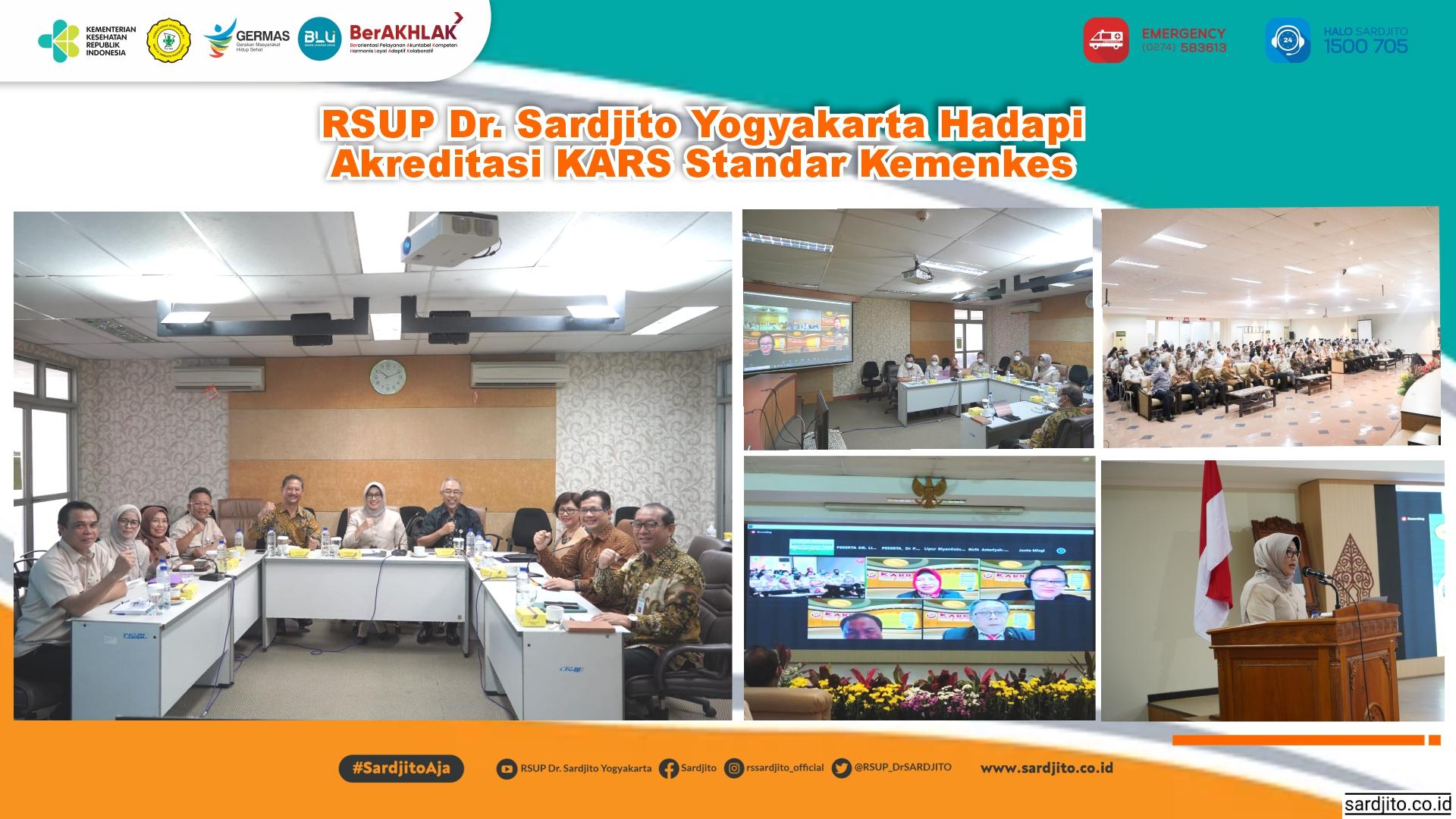 RSUP Dr. Sardjito Yogyakarta Hadapi Akreditasi KARS Standar Kemenkes