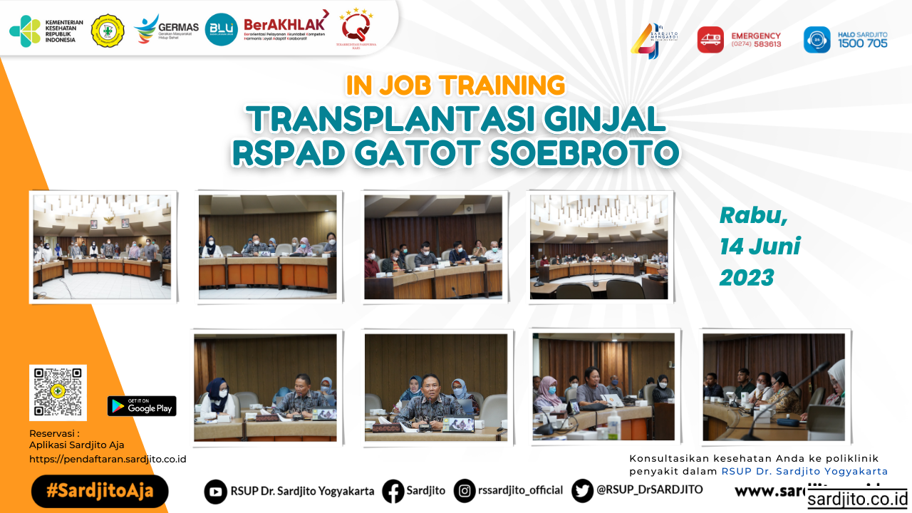 In job Training  Tranplantasi Ginjal di RSUP Dr. Sardjito