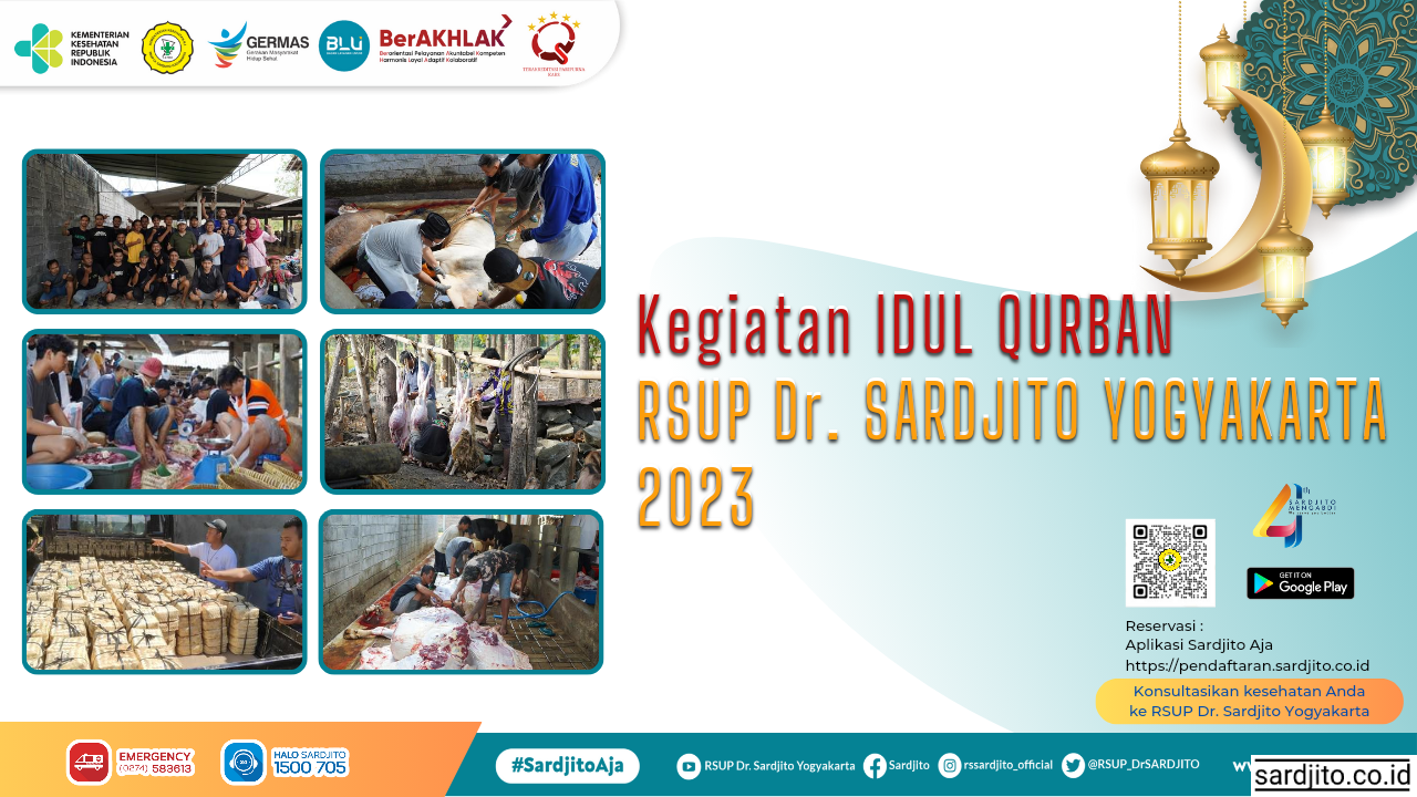 Raih Kemenangan Idul Adha dengan Kebahagiaan dan Peduli Antar Sesama Civitas Hospilatia RSUP Dr. Sardijito Yogyakarta