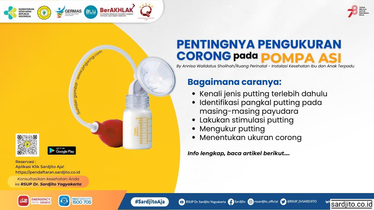PENTINGNYA PENGUKURAN CORONG PADA POMPA ASI