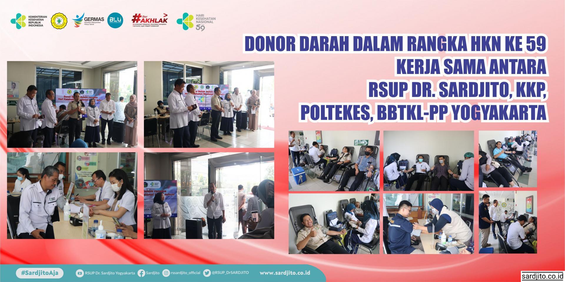 Penuhi Kebutuhan Darah Bagi Pasien, RSUP Dr. Sardjito Gelar Kegiatan Donor Darah Bersama