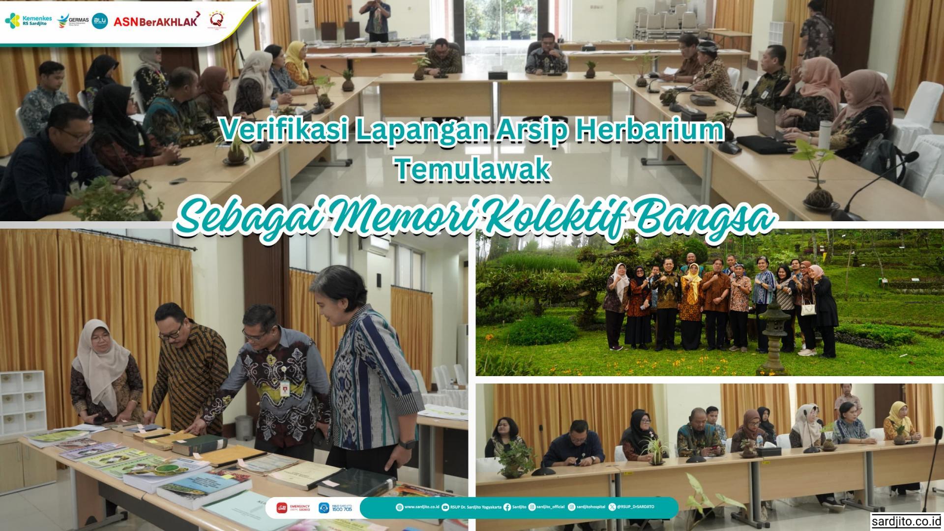 VERIFIKASI LAPANGAN ARSIP HERBARIUM TEMULAWAK SEBAGAI MEMORI KOLEKTIF BANGSA