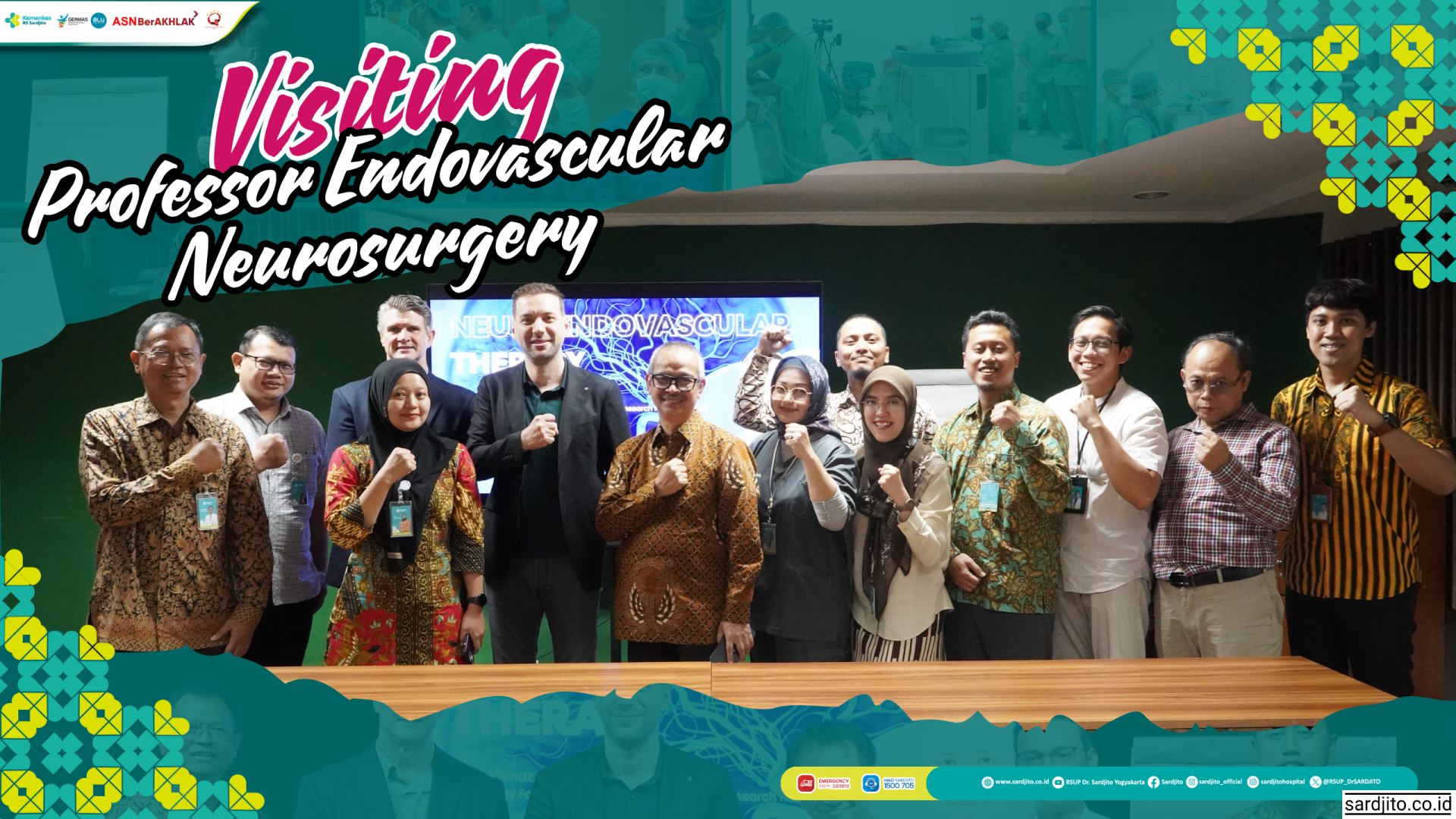 SHARING ILMU, PROFESSOR ENDOVASCULAR NEUROSURGERY TURKEY KUNJUNGI RS SARDJITO