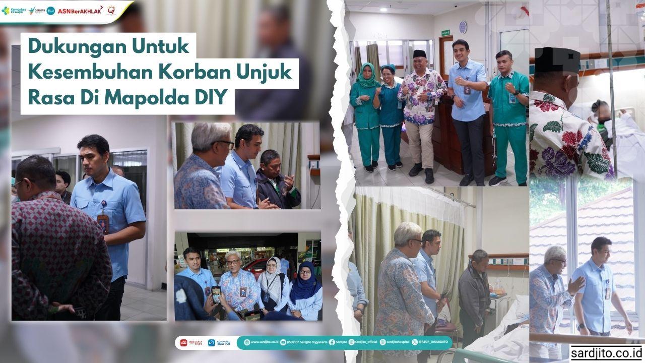 DUKUNGAN UNTUK KESEMBUHAN KORBAN UNJUK RASA DI MAPOLDA DIY