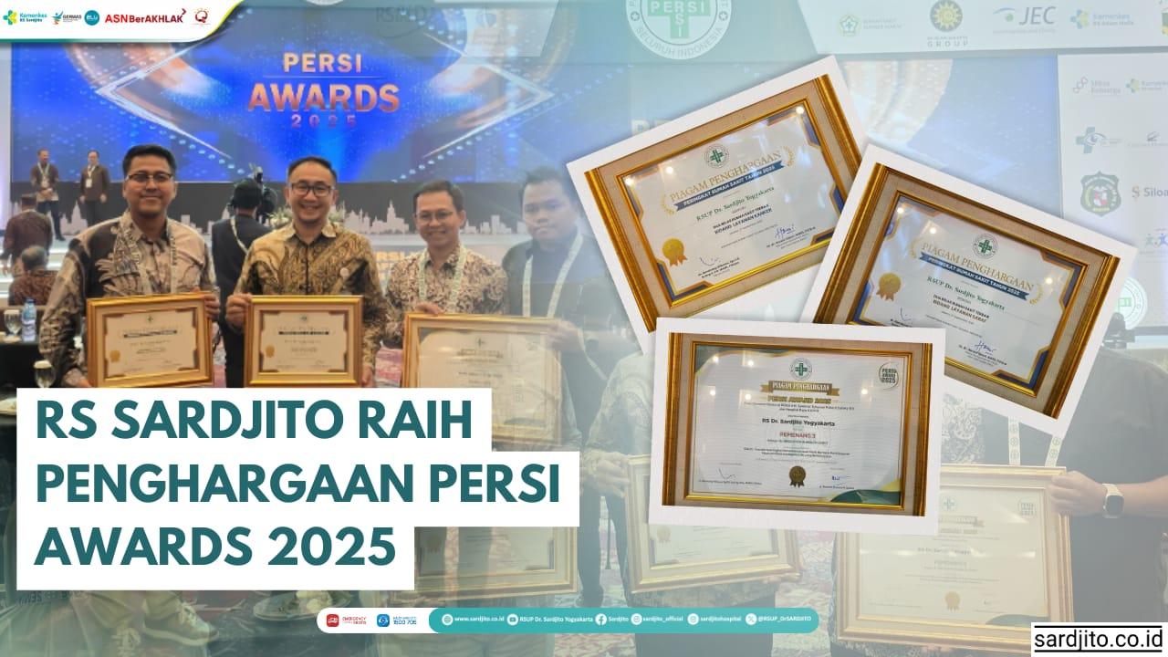 RS SARDJITO RAIH PENGHARGAAN PERSI AWARDS 2025