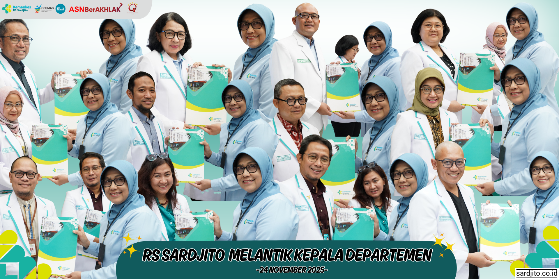 RS SARDJITO MELANTIK KEPALA DEPARTEMEN