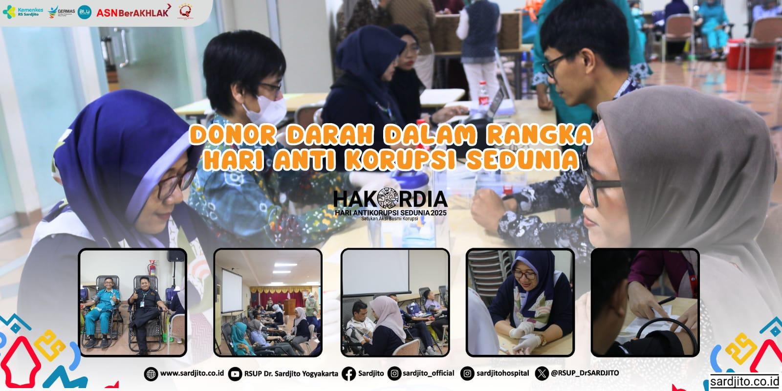 KEGIATAN DONOR DARAH DALAM RANGKA HARI ANTI KORUPSI SEDUNIA TAHUN 2025
