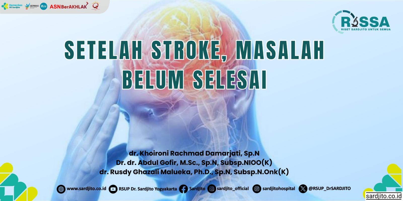 SETELAH SRTOKE MASALAH BELUM SELESAI